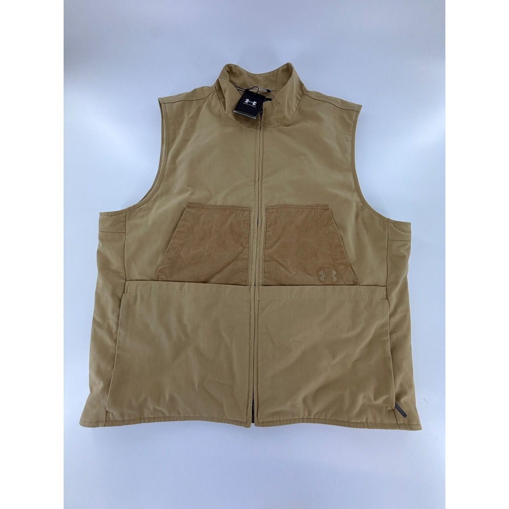 Under Armour Expanse Utility Vest Khaki Men's Size S NWT MSRP $150 600081-234